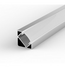 E3 1m / 1000mm corner LED aluminium extrusion with high quality diffuser and end caps (option)