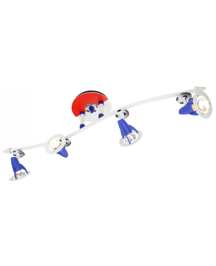Handmade Ceiling Bar, Red/White/Blue, Wave/Football, Children Light Handmade Ceiling Bar, Red/White/Blue, Wave/Football, Children Light