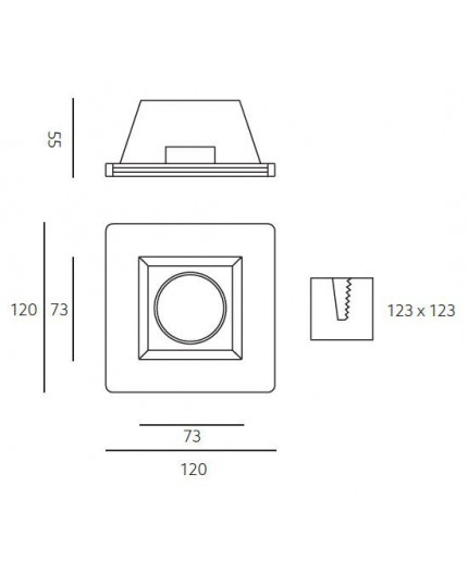 Gypsium downlight, Vista Gypsium downlight, Vista