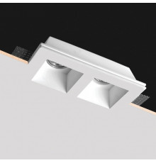 Torso - Rectangle Gypsum Plaster-In Recessed Baffled Ceiling Downlight Torso - Rectangle Gypsum Plaster-In Recessed Baffled Ceiling Downlight
