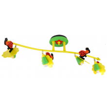Handmade Ceiling Bar, Colourful, Wave / Ladybug, Children Light