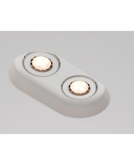 Tutto - Rectangular Gypsum Plaster-In Recessed Baffled Ceiling Downlight Tutto - Rectangular Gypsum Plaster-In Recessed Baffled Ceiling Downlight