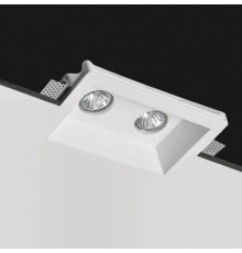 Fresco - Rectangle Gypsum Plaster-In Recessed Baffled Ceiling Downlight Fresco - Rectangle Gypsum Plaster-In Recessed Baffled Ceiling Downlight