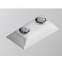 Fresco - Rectangle Gypsum Plaster-In Recessed Baffled Ceiling Downlight Fresco - Rectangle Gypsum Plaster-In Recessed Baffled Ceiling Downlight