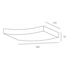 Grande - Gypsum Wall Modern Light, Curve Grande - Gypsum Wall Modern Light, Curve