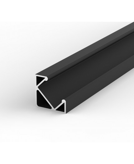 E3 1m / 1000mm corner LED aluminium extrusion with high quality diffuser and end caps (option) E3 1m / 1000mm corner LED aluminium extrusion with high quality diffuser and end caps (option)