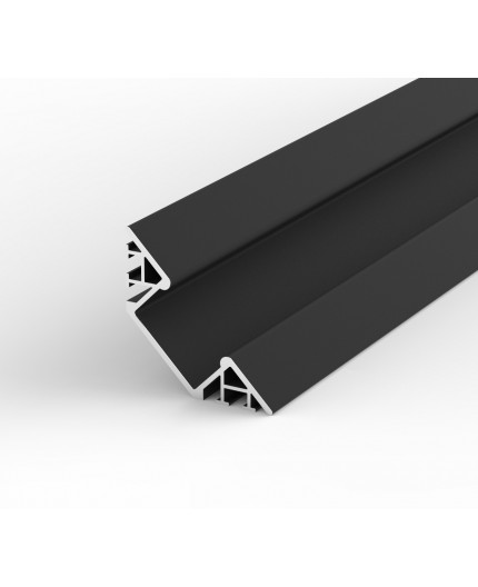 EH3 1m / 1000mm corner LED aluminium extrusion with high quality diffuser and end caps (option) EH3 1m / 1000mm corner LED aluminium extrusion with high quality diffuser and end caps (option)