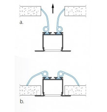 1m / 1000mm C2 ceiling LED aluminium extrusion (anodized / silver), set with diffuser 1m / 1000mm C2 ceiling LED aluminium extrusion (anodized / silver), set with diffuser