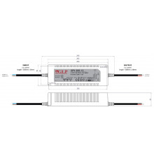 200W 12Vdc Single Output Switching LED Power Supply, GL Power, TÜV 200W 12Vdc Single Output Switching LED Power Supply, GL Power, TÜV