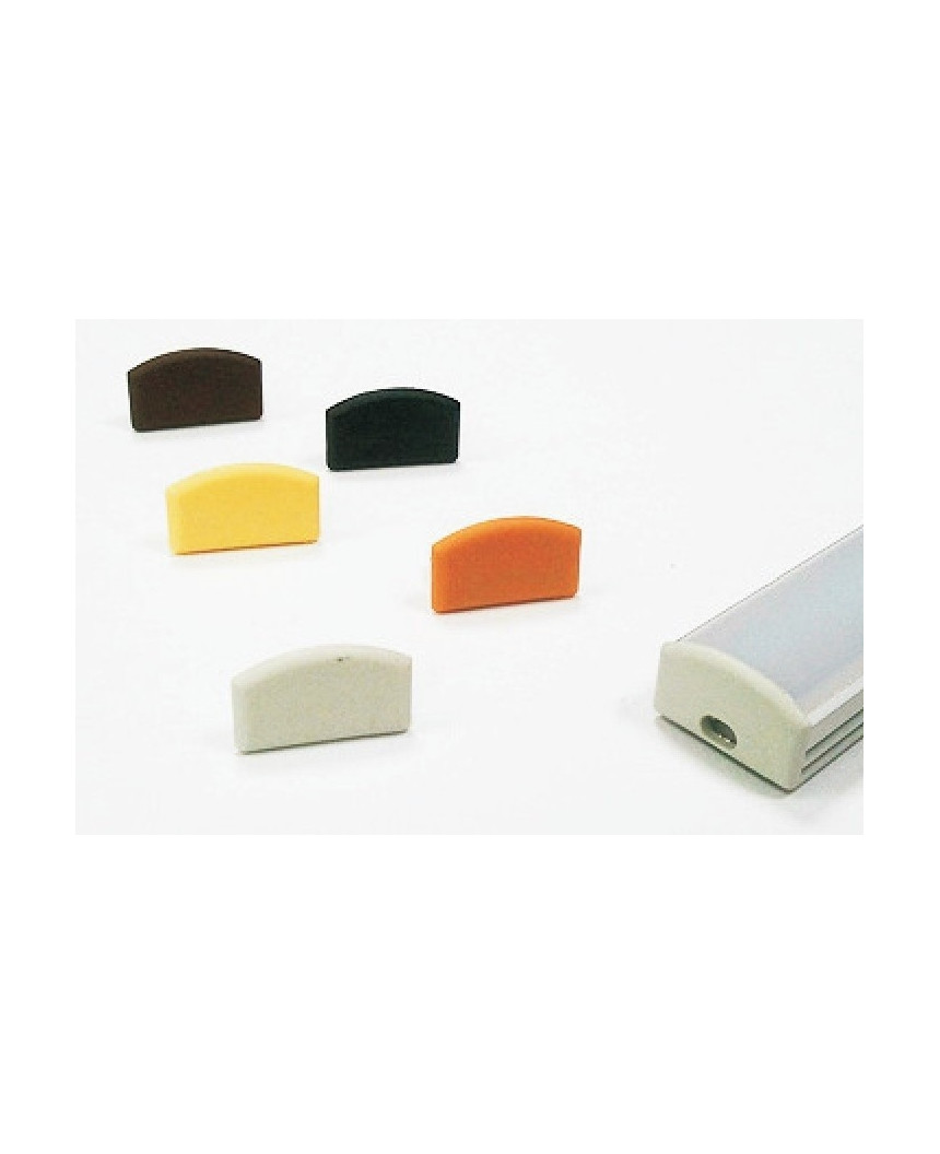 P2 extra end cap for LED profile - P2 LED Profile - Marc LED Ltd