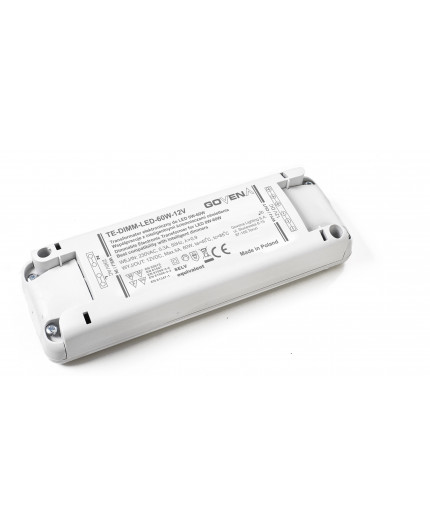 0 - 60W 12Vdc Constant Voltage Dimmable LED Driver TE60W-DIMM-LED-12V 0 - 60W 12Vdc Constant Voltage Dimmable LED Driver TE60W-DIMM-LED-12V