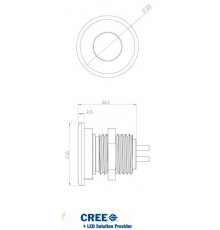 Ground Nano LED light fixtures STEEL CC, 2700K, 700 mA Ground Nano LED light fixtures STEEL CC, 2700K, 700 mA