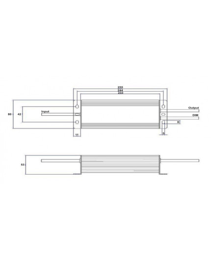 12Vdc, 200W, 0-10V / Potentiometer / 10V PWM dimmable LED driver ELED-200-12V 12Vdc, 200W, 0-10V / Potentiometer / 10V PWM dimmable LED driver ELED-200-12V