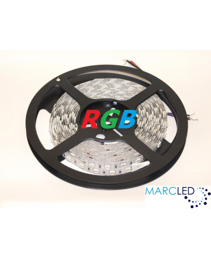 24VDC LED tape, RGB, 14.4W/m, 60LED/m, IP54, 5m (72W, 300 LED) SMD5050 24VDC LED tape, RGB, 14.4W/m, 60LED/m, IP54, 5m (72W, 300 LED) SMD5050