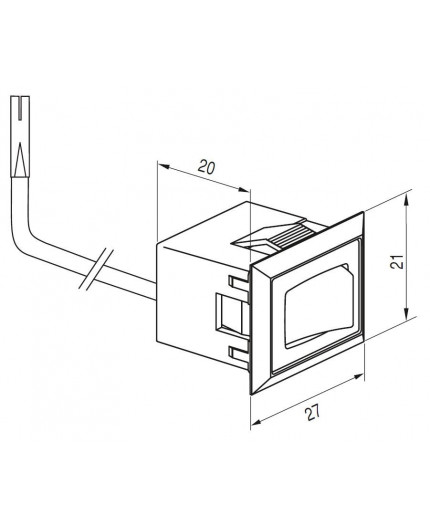 Elektra ON/OFF Mounted Switch (built-in), 220V - 240V, 2.5A, black Elektra ON/OFF Mounted Switch (built-in), 220V - 240V, 2.5A, black