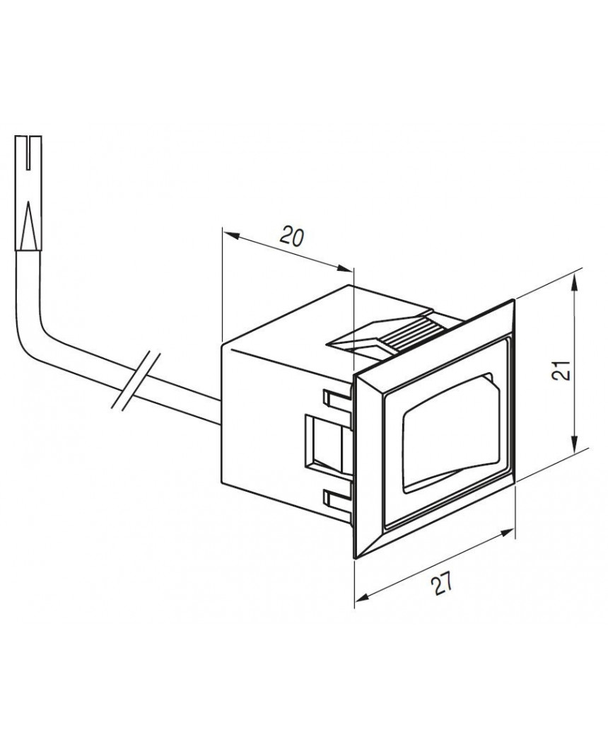 Elektra ON/OFF Mounted Switch (built-in), 220V - 240V, 2.5A, black ...