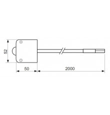Elektra Door Switch for Furniture, 220V - 240V, 2.5A, white Elektra Door Switch for Furniture, 220V - 240V, 2.5A, white
