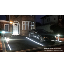 2.5m LED profile P5, recessed extrusion, raw aluminium, plus diffuser 2.5m LED profile P5, recessed extrusion, raw aluminium, plus diffuser