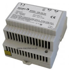 45W 24VDC Switching Power Supply for DIN Rail Mounting, Vadsbo