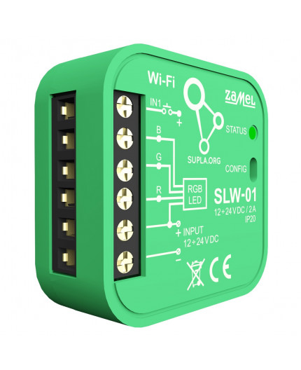 SLW-01 Wi-Fi RGB LED lights control module, Supla SLW-01 Wi-Fi RGB LED lights control module, Supla