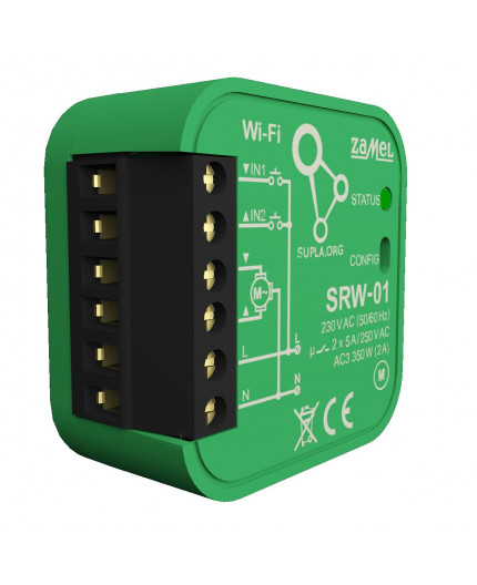 SRW-01 Wi-Fi roller blind control module, Supla SRW-01 Wi-Fi roller blind control module, Supla