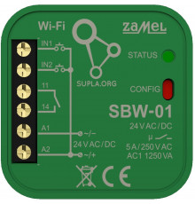 SBW-01 Wi-Fi 1-channel Gate control module, Supla