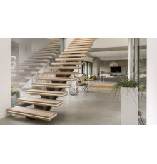 1m recessed LED profile IN1 (anodized, silver), set with milky cover 1m recessed LED profile IN1 (anodized, silver), set with milky cover