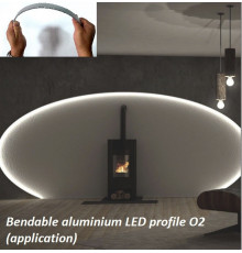 1m bendable/ flexible aluminium LED profile O2 easy to bend no tooling 1m bendable/ flexible aluminium LED profile O2 easy to bend no tooling