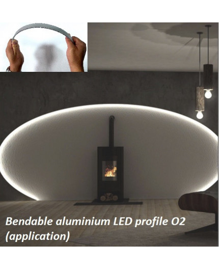 1m bendable/ flexible aluminium LED profile O2 easy to bend no tooling 1m bendable/ flexible aluminium LED profile O2 easy to bend no tooling