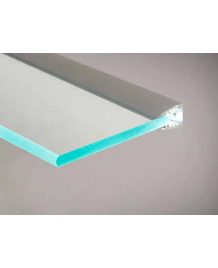2m glass 6mm LED profile G1, anodized 2m glass 6mm LED profile G1, anodized