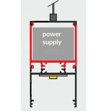 1m LED profile (anodized, silver), set for pendant lamp 1m LED profile (anodized, silver), set for pendant lamp
