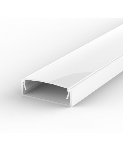 1m LED Aluminium U-profile EW2 white painted with diffuser 1m LED Aluminium U-profile EW2 white painted with diffuser