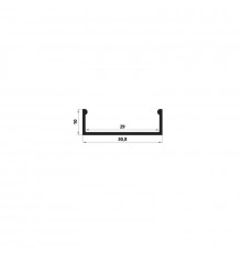 2m LED Aluminium U-profile EW2 white painted with diffuser 2m LED Aluminium U-profile EW2 white painted with diffuser