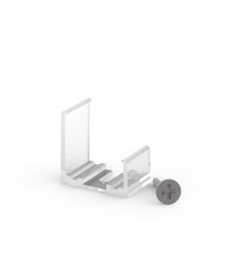 E3 plastic mounting clip (transparent) for LED channel
