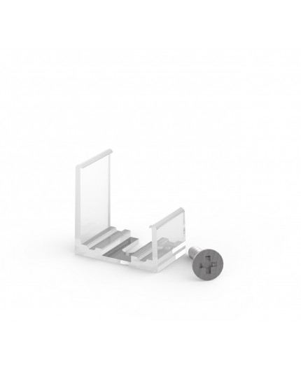 E3 plastic mounting clip (transparent) for LED channel E3 plastic mounting clip (transparent) for LED channel