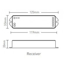 M8+M4-3A Single zone RGBW LED strips Controller With RF Receiver Ltech M8+M4-3A Single zone RGBW LED strips Controller With RF Receiver Ltech