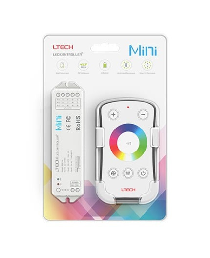 M4+M4-3A Single zone RGBW LED strips Controller With RF Receiver Ltech M4+M4-3A Single zone RGBW LED strips Controller With RF Receiver Ltech