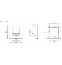 Single / multi zone E2 CCT LED strips touch Panel / Controller Ltech Single / multi zone E2 CCT LED strips touch Panel / Controller Ltech