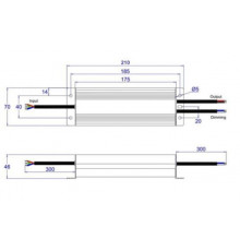 12Vdc 60W DALI dimmable LED driver, active PFC function 12Vdc 60W DALI dimmable LED driver, active PFC function