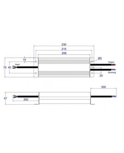 12Vdc 100W DALI dimmable LED driver, active PFC function 12Vdc 100W DALI dimmable LED driver, active PFC function
