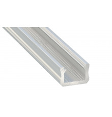 K0 mini LED plain aluminium extrusions, 1m, with diffuser
