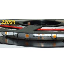 24VDC LED tape, warm white 2200K, 7.2W/m 30LED/m IP20 5m (36W) SMD5050 24VDC LED tape, warm white 2200K, 7.2W/m 30LED/m IP20 5m (36W) SMD5050
