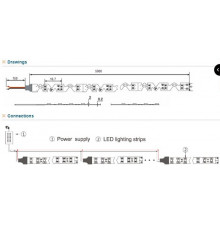 24VDC bendable LED tape 4000K 4.8W/m 60LED/m 5m (48W, 300LED) SMD3528 24VDC bendable LED tape 4000K 4.8W/m 60LED/m 5m (48W, 300LED) SMD3528