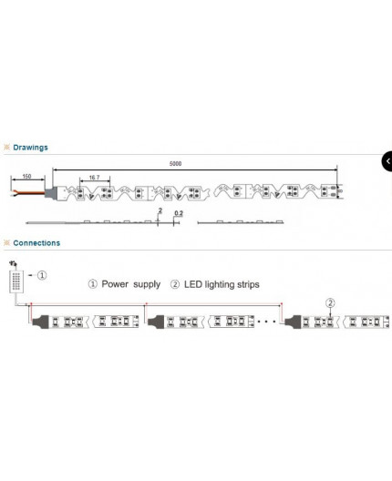 24VDC bendable LED tape 4000K 4.8W/m 60LED/m 5m (48W, 300LED) SMD3528 24VDC bendable LED tape 4000K 4.8W/m 60LED/m 5m (48W, 300LED) SMD3528
