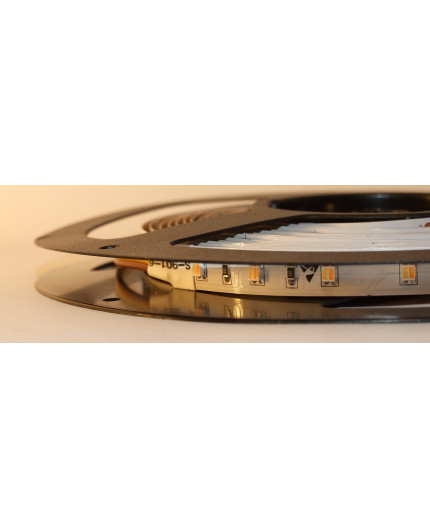 24VDC LED tape, CCT tuneable white, 9.6W/m, 60 LED/m, 5m, IP20, SMD3528 24VDC LED tape, CCT tuneable white, 9.6W/m, 60 LED/m, 5m, IP20, SMD3528
