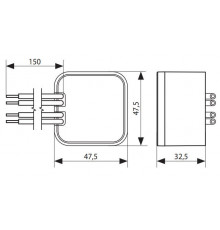 15W 12Vdc LED driver for wall box dia. 60mm, ZNP-15-12 15W 12Vdc LED driver for wall box dia. 60mm, ZNP-15-12