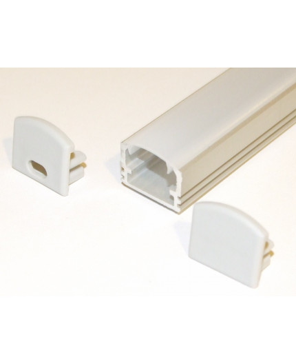 3m LED profile PH2 surface high extrusion anodized aluminium silver diffuser 3m LED profile PH2 surface high extrusion anodized aluminium silver diffuser