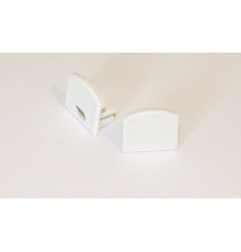 PH2 white extra end cap for LED aluminium profile