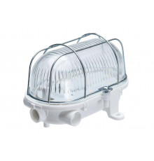 5W 4000K 570lm OVAL 60 12V/24V LED Bulkhead Light Lamp IP54 steel cage, glass cover