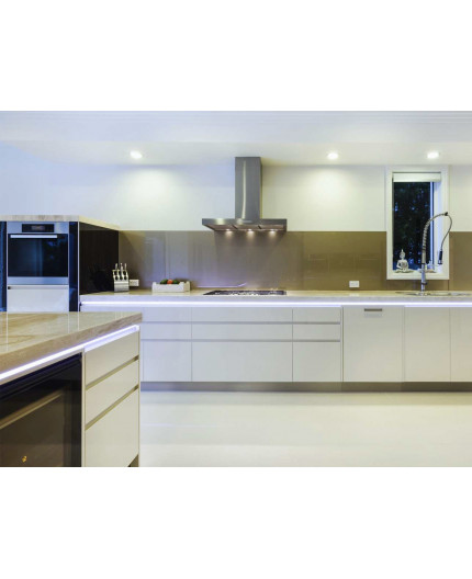 1m T2 LED profile (anodized, silver), 12mm x 12mm, set with cover 1m T2 LED profile (anodized, silver), 12mm x 12mm, set with cover